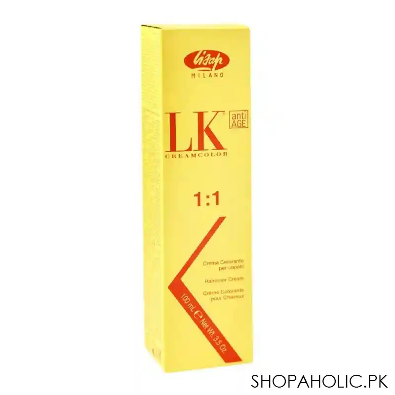 lisap milano lk 1:1 cream color, 7/0 aa medium blonde, 100ml image2