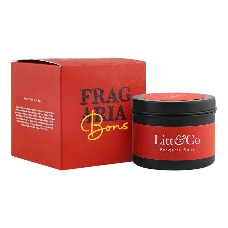 litt & co fragaria bons fragranced candle image2