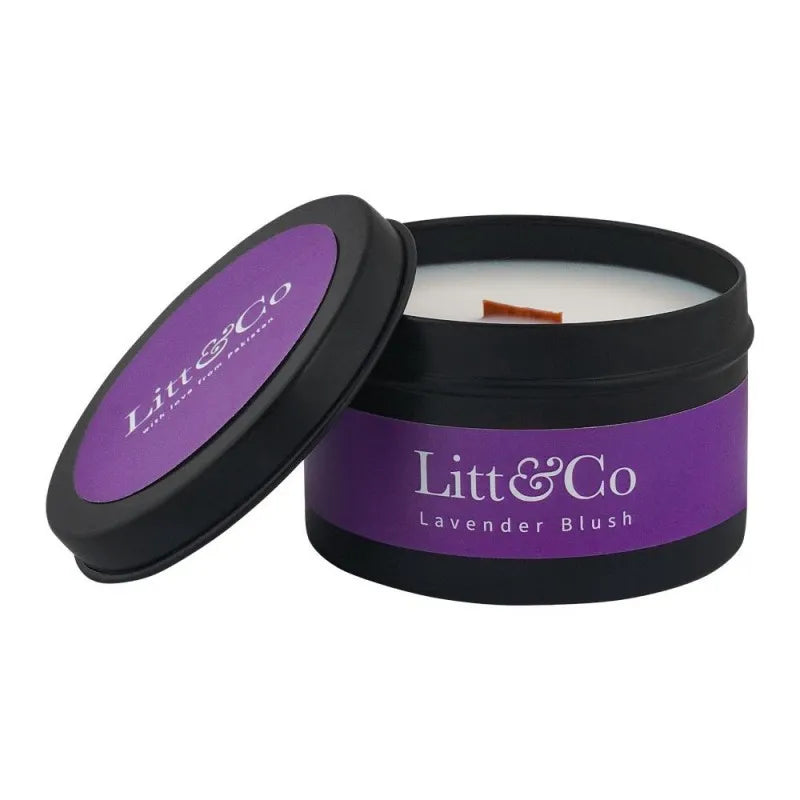 litt & co lavender blush fragranced candle image2