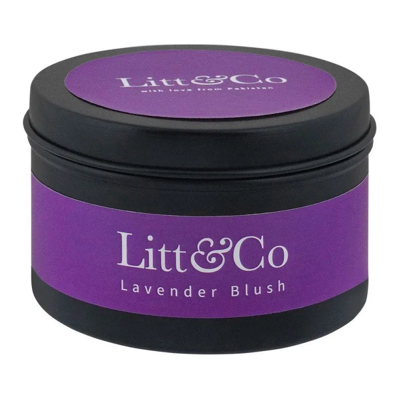 litt & co lavender blush fragranced candle main image