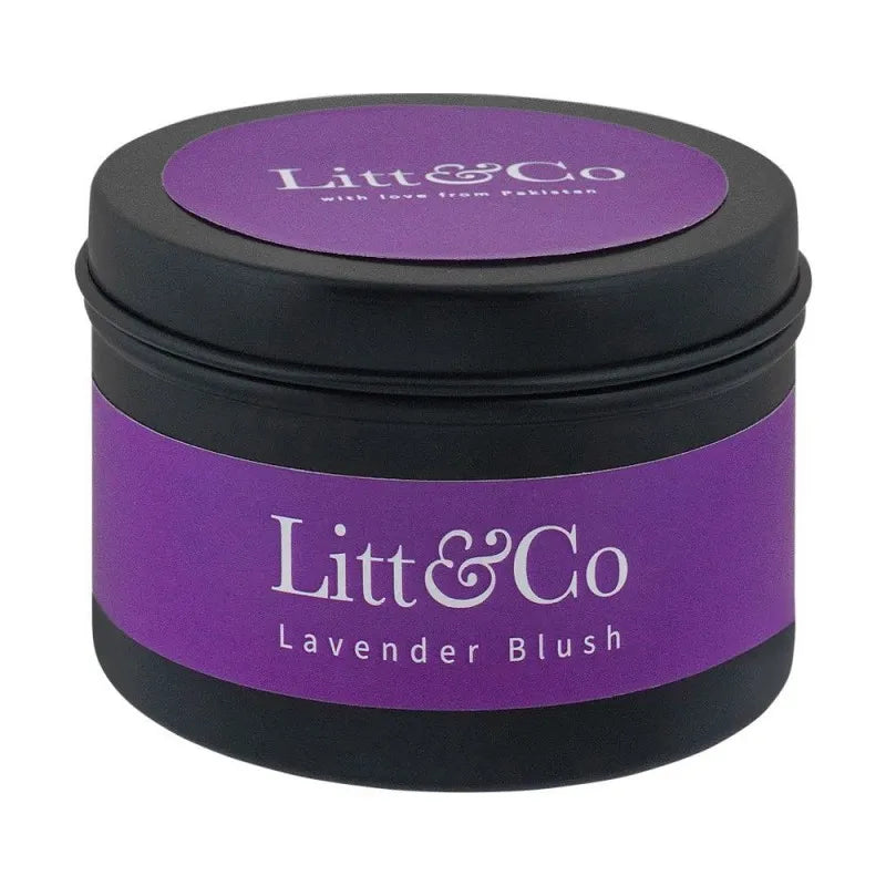 litt & co lavender blush, mini fragranced candle main image