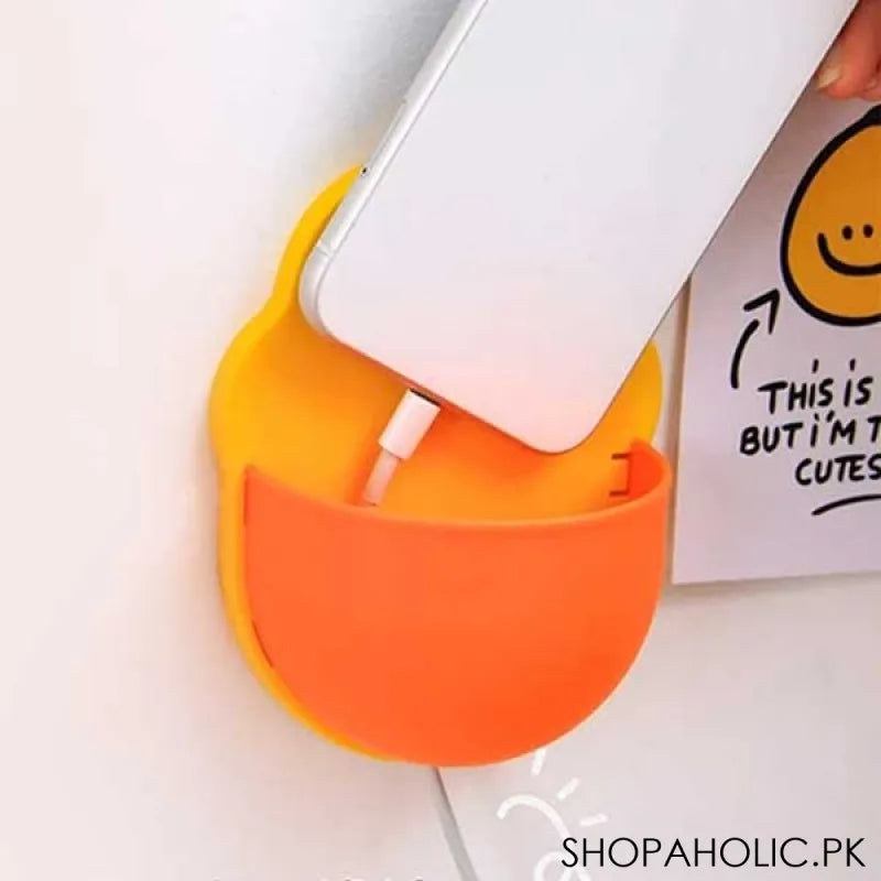 little duck wall storage box for mobile phone plug, toothpaste & toothbrush holder image4