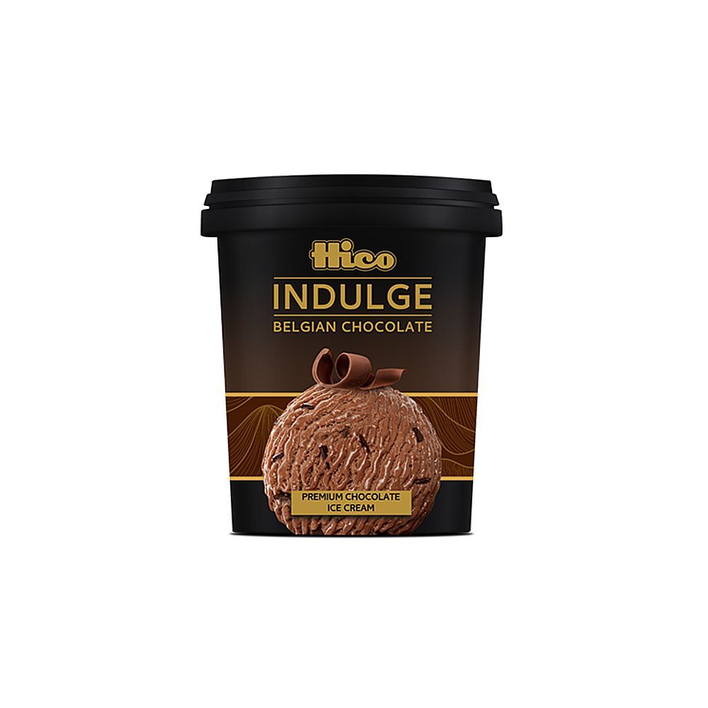 Hico Indulge Belgian Chocolate Ice Cream, 500ml - Main Image