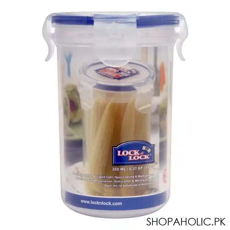 Lock & Lock Air Tight Round Tall Food Container, 350ml, LLHPl931D - Main Image