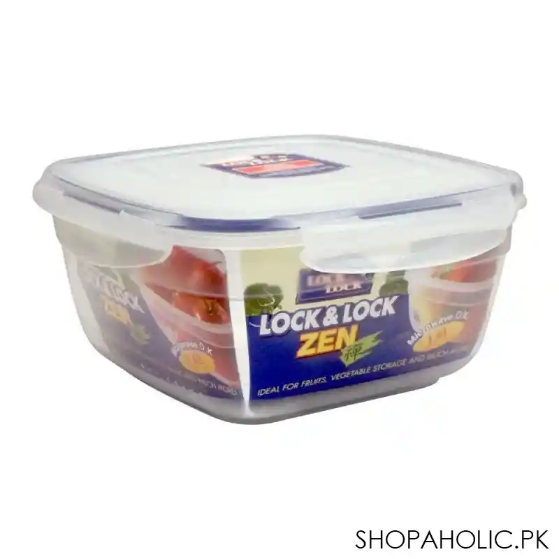 lock & lock air tight square zen style container, 1.6l, llhsm8450 main image