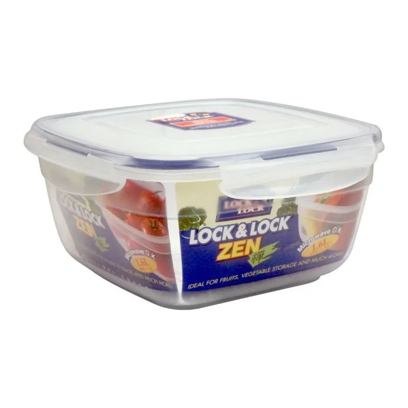 lock & lock air tight square zen style container, 1.6l, llhsm8450 main image