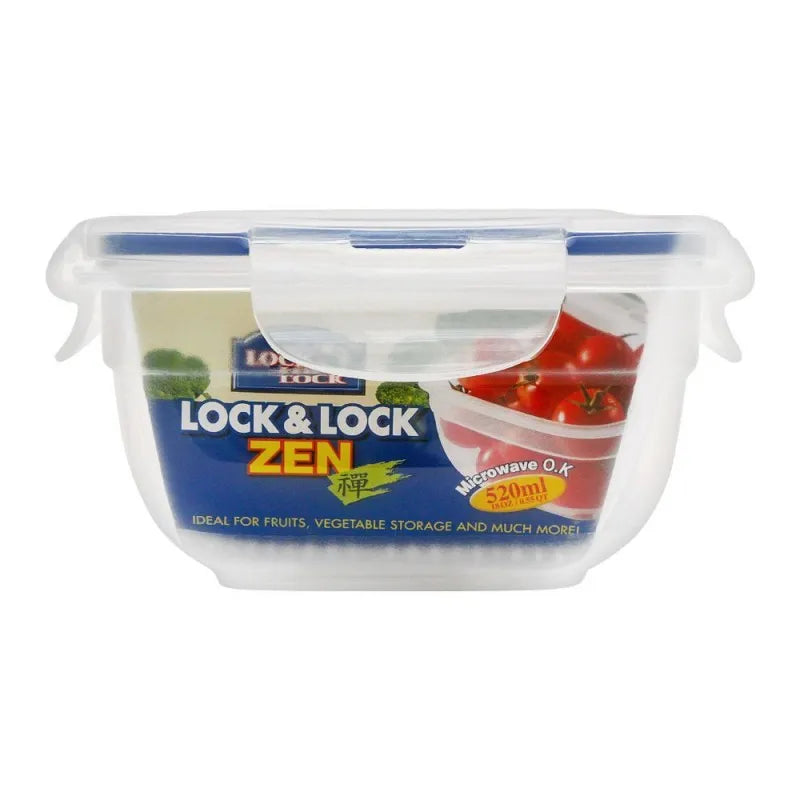 lock & lock air tight square zen style container, 520ml, llhsm8430 image2