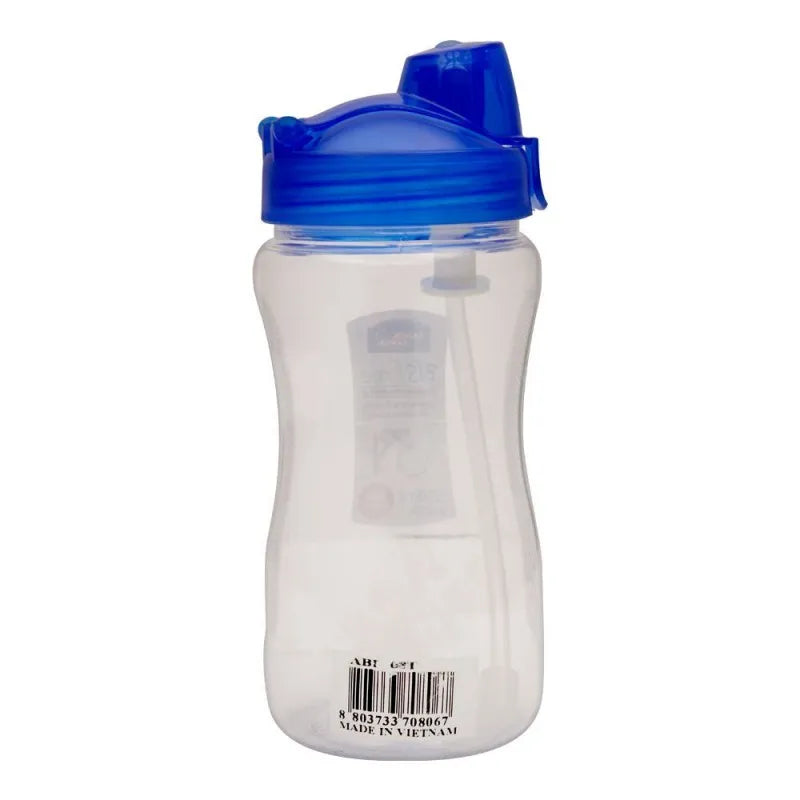 lock & lock bisfree tritan sports water bottle with straw, 350ml, llabf708t image2