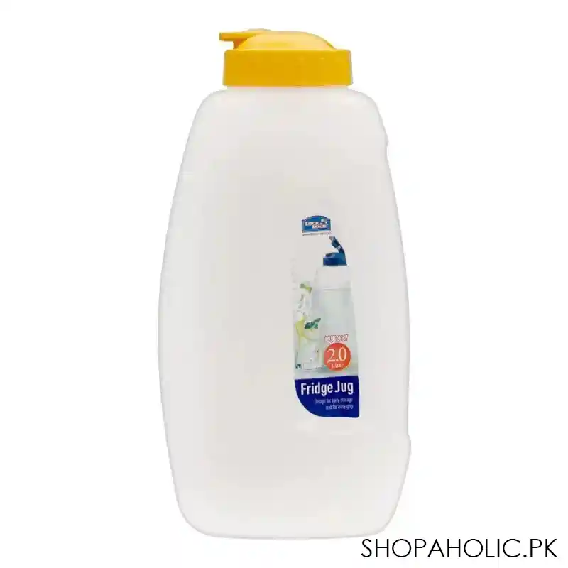 lock & lock fridge jug pp, yellow, 2.0l, llhap609y main image