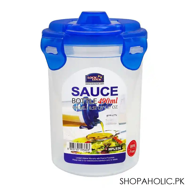 Lock & Lock Round Tall Sauce Container, 490ml, LLHPL936 - Main Image