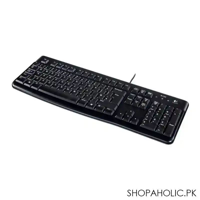 logitech k120 plug and play usb keyboard, black image2