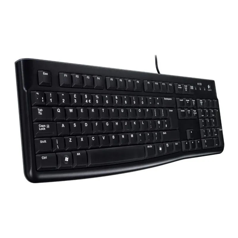 logitech k120 plug and play usb keyboard, black main image