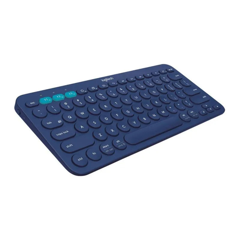 logitech k380 multi device bluetooth wireless keyboard, blue main image