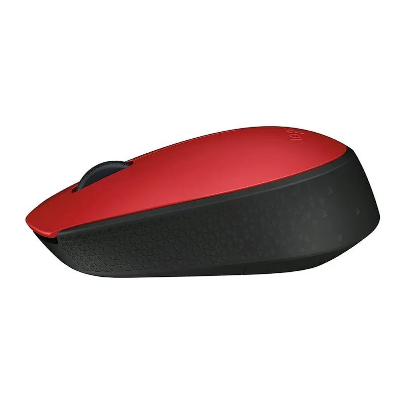 logitech m171 wireless mouse, black/red image3