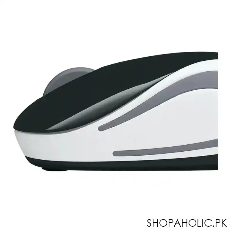 logitech m187 wireless mouse, black/white image2