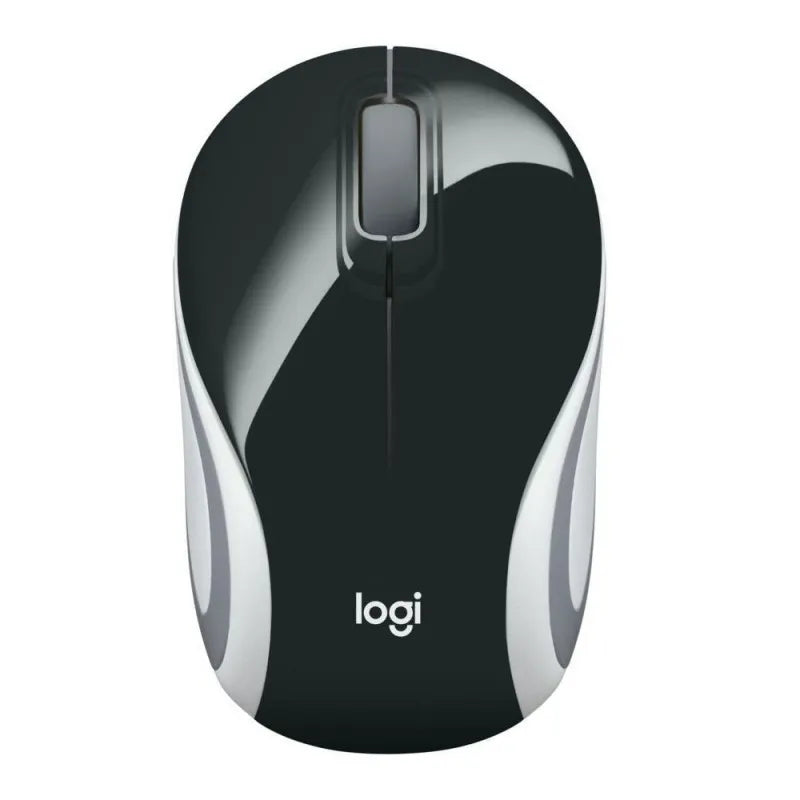 logitech m187 wireless mouse, black/white image4