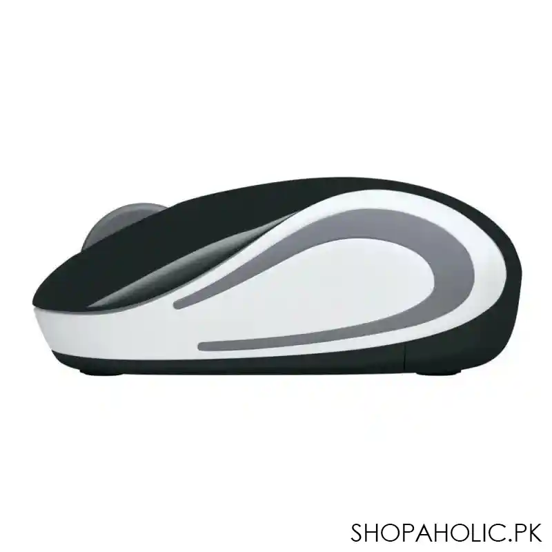 logitech m187 wireless mouse, black/white image5