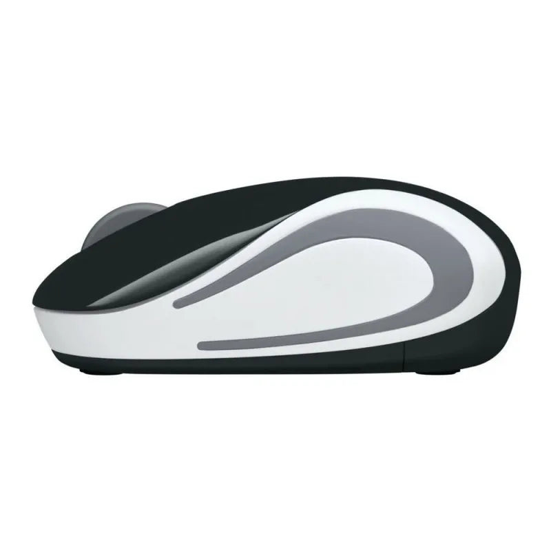 logitech m187 wireless mouse, black/white image5