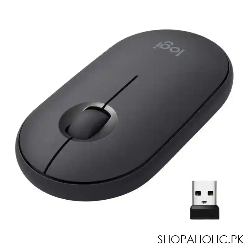 logitech m350 pebble wireless mouse, black image2