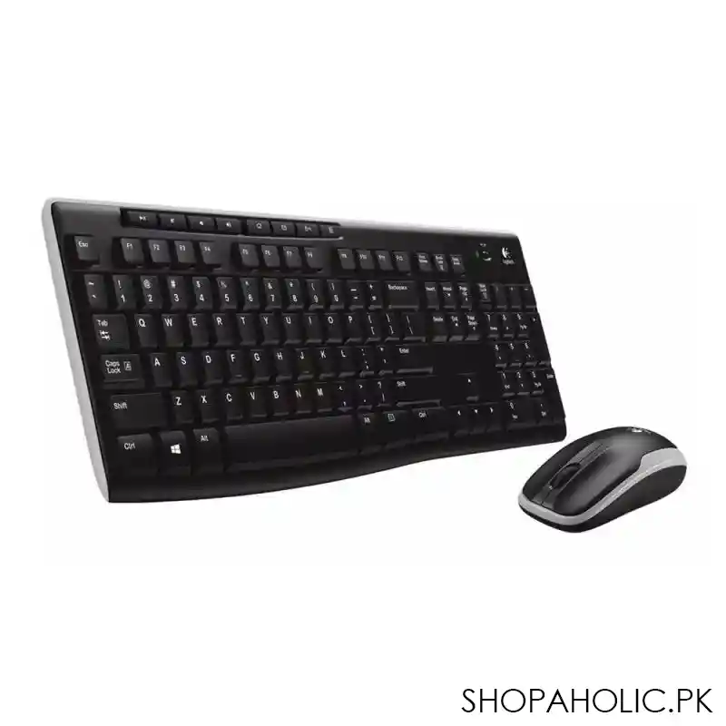 logitech mk270r wireless combo keyboard + mouse, black image2