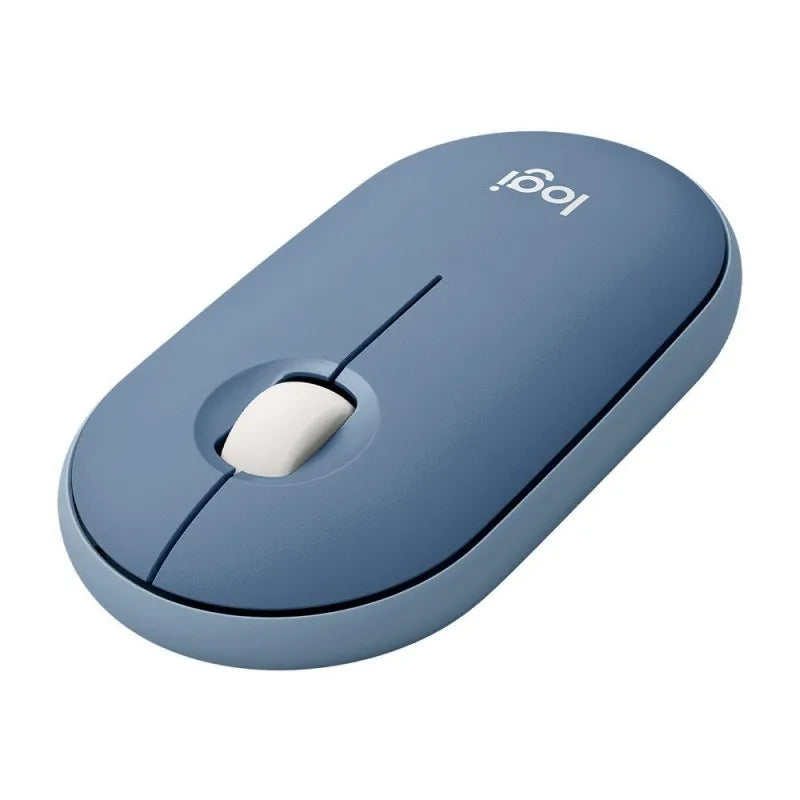 logitech pebble wireless mouse, blue berry, m350 image2