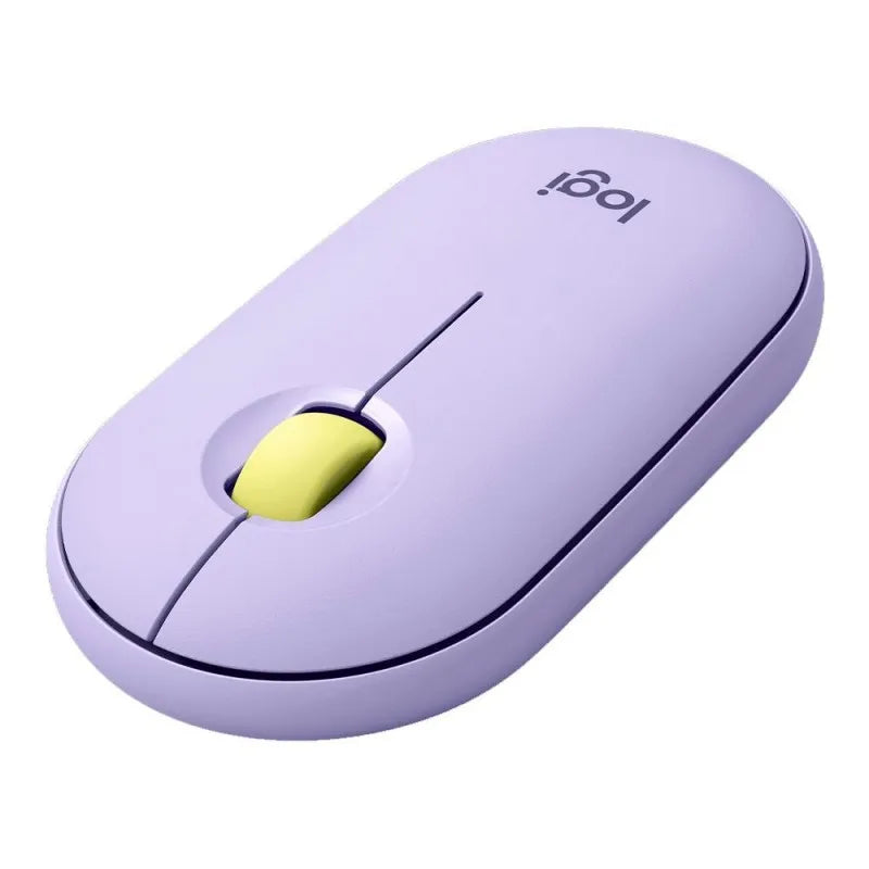 logitech pebble wireless mouse, lavender, m350 image2