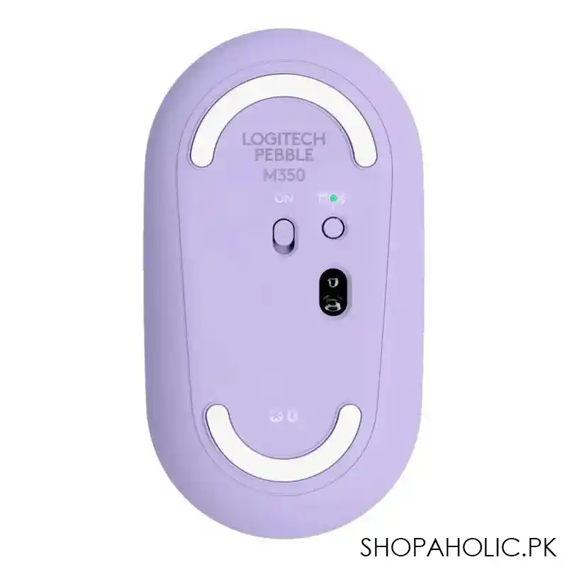 logitech pebble wireless mouse, lavender, m350 image3