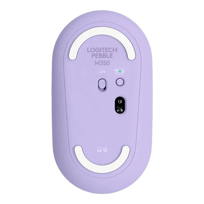 logitech pebble wireless mouse, lavender, m350 image3