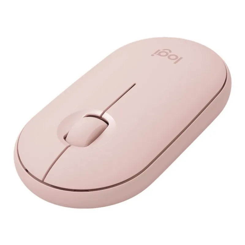 logitech pebble wireless mouse, pink, m350 image2