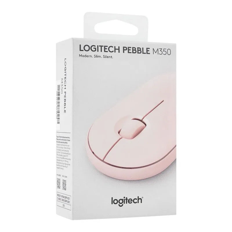 logitech pebble wireless mouse, pink, m350 image5