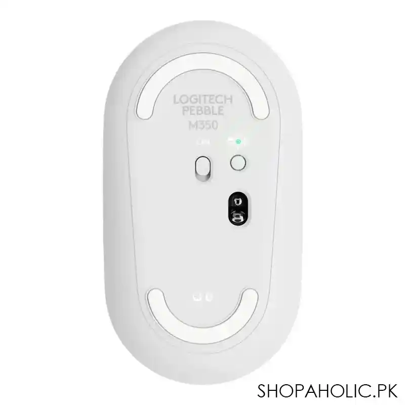 logitech pebble wireless mouse, white, m350 image3