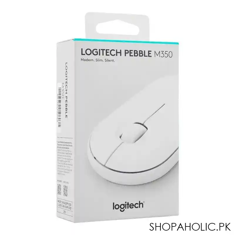 logitech pebble wireless mouse, white, m350 image5