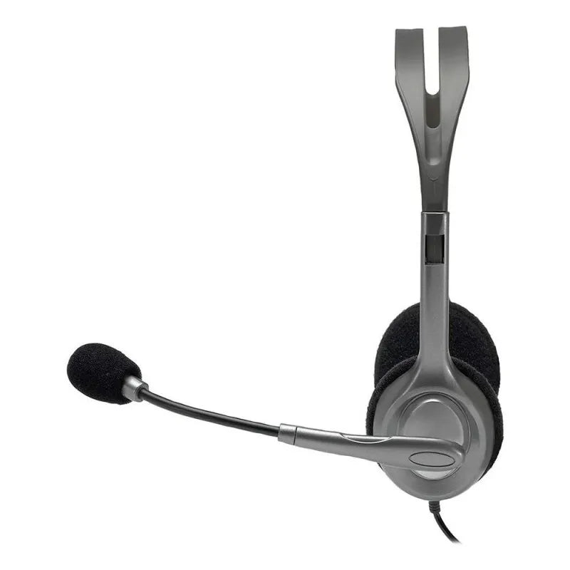 logitech stereo headset, black, h110, 981 00459 image2