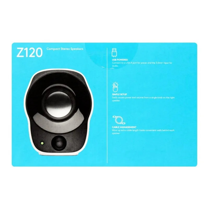 logitech stereo speakers, z 120 image3