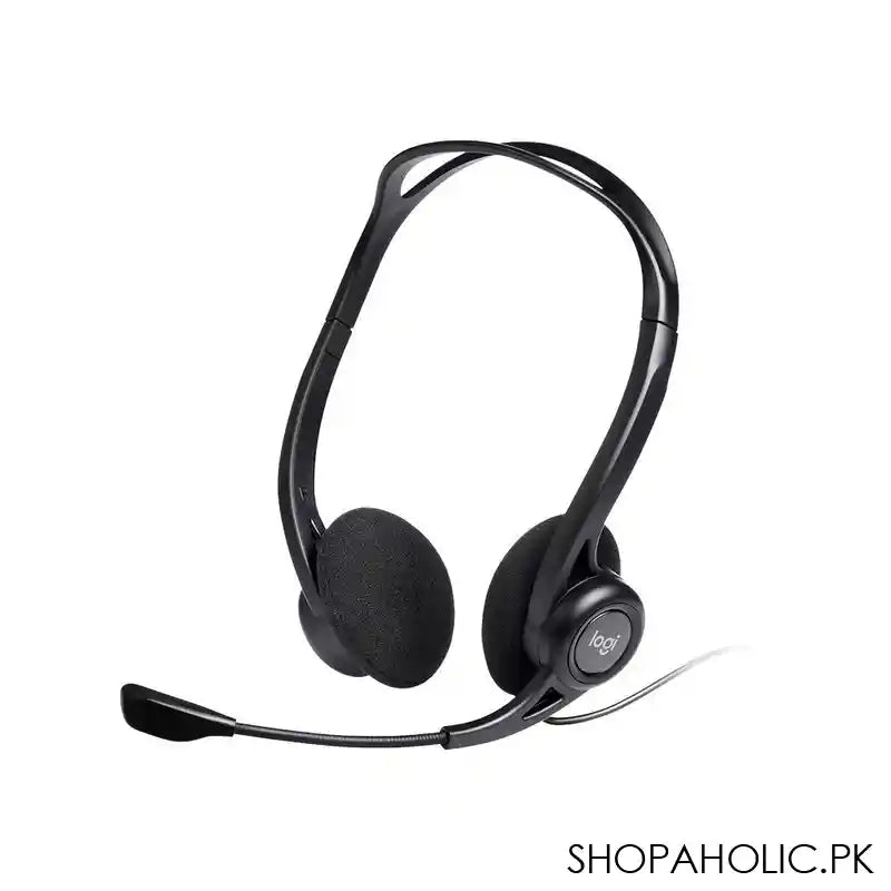 Logitech USB Computer Headset, Black, H370, 981-000710 - Main Image