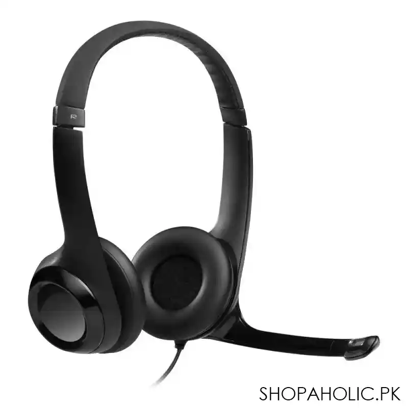 logitech usb computer headset, black, h390, 981 000485 main image