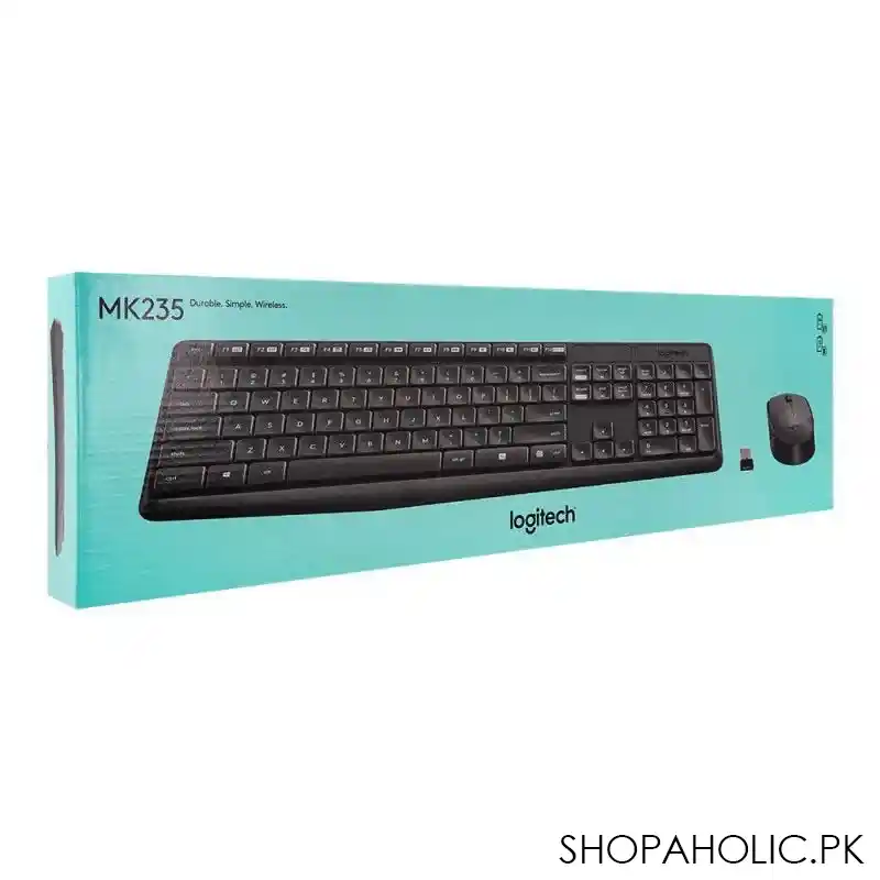 logitech wireless keyboard and mouse combo, mk 235, 920 007937 image2