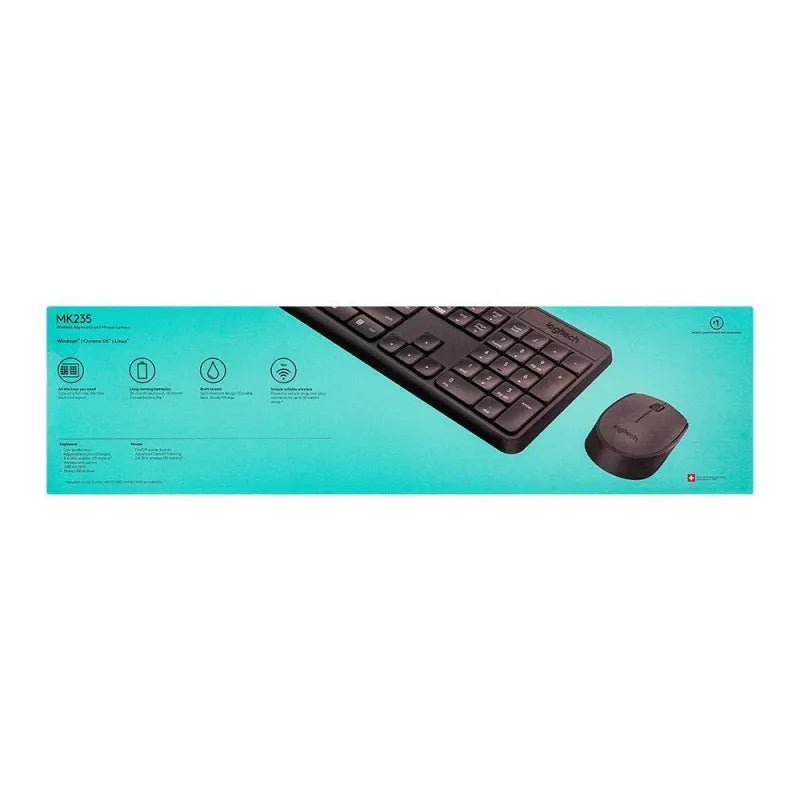 logitech wireless keyboard and mouse combo, mk 235, 920 007937 image3