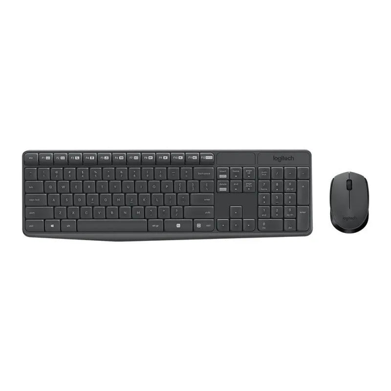 logitech wireless keyboard and mouse combo, mk 235, 920 007937 main image