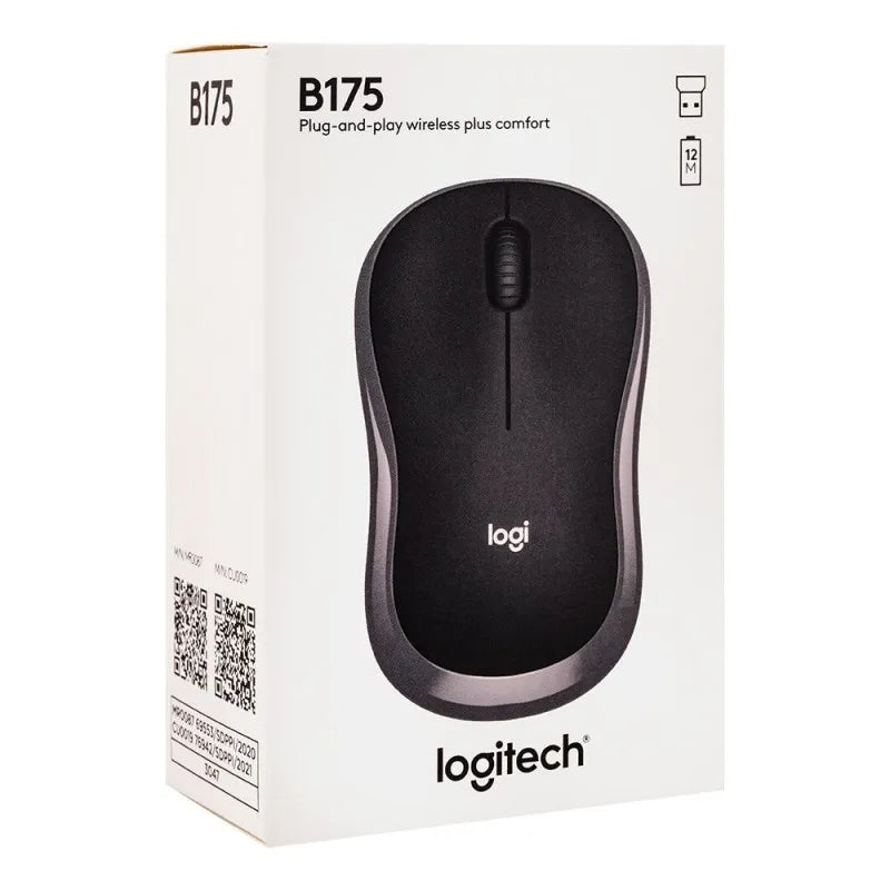 logitech wireless mouse, black, b175, 910 002635 image2