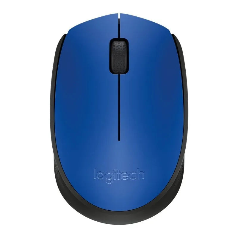 logitech wireless mouse, black/blue, m171 main image