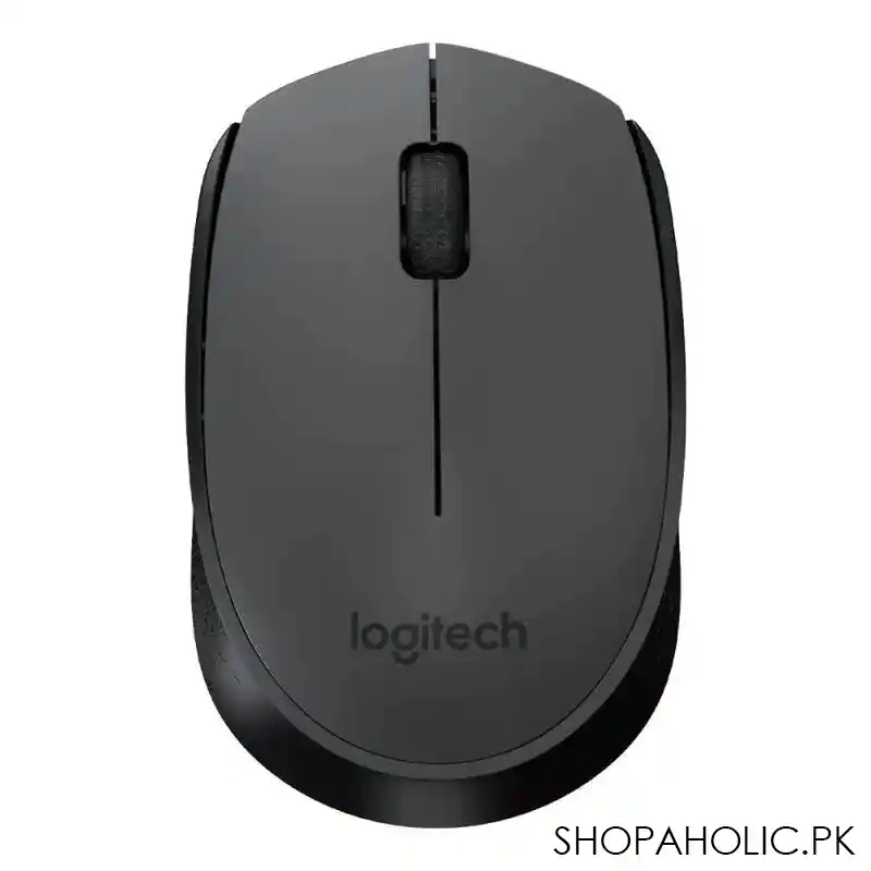 logitech wireless mouse, black, m170 main image