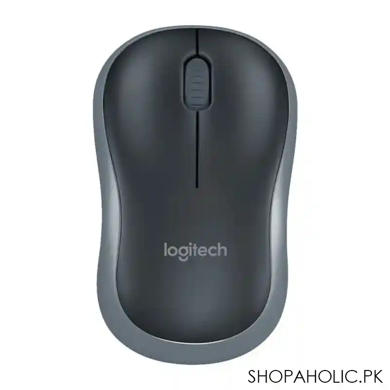 logitech wireless mouse, black, m185 main image