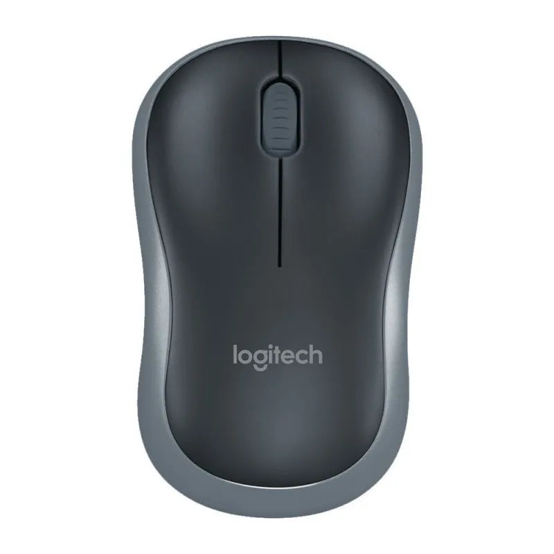 logitech wireless mouse, black, m185 main image