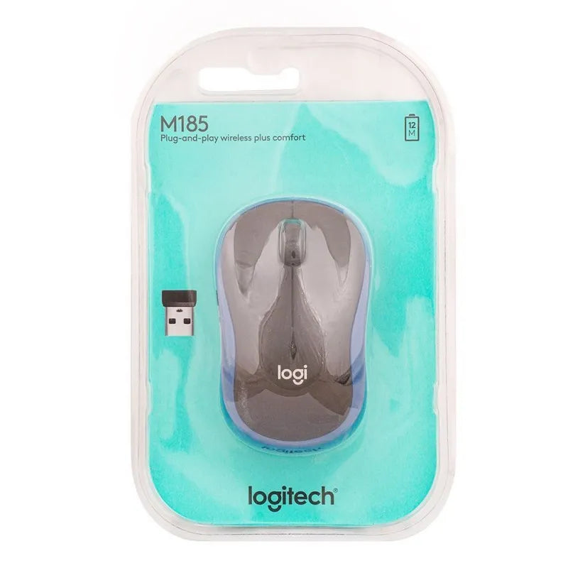 logitech wireless mouse, blue, m185, 910 002502 image2