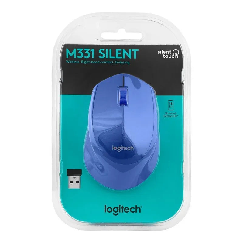 logitech wireless mouse, blue, m331 image5