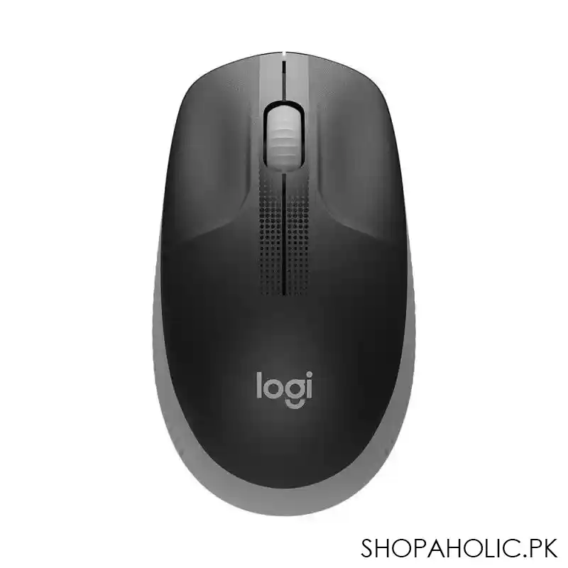 logitech wireless mouse, grey, m190, 910 005913 main image