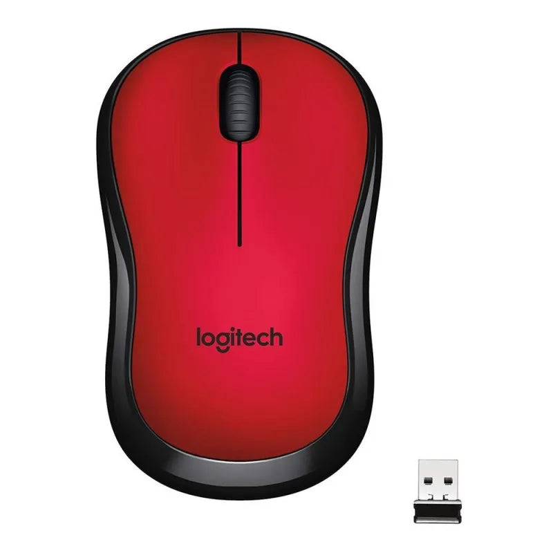 logitech wireless mouse, red, m 221, 910 004884 main image