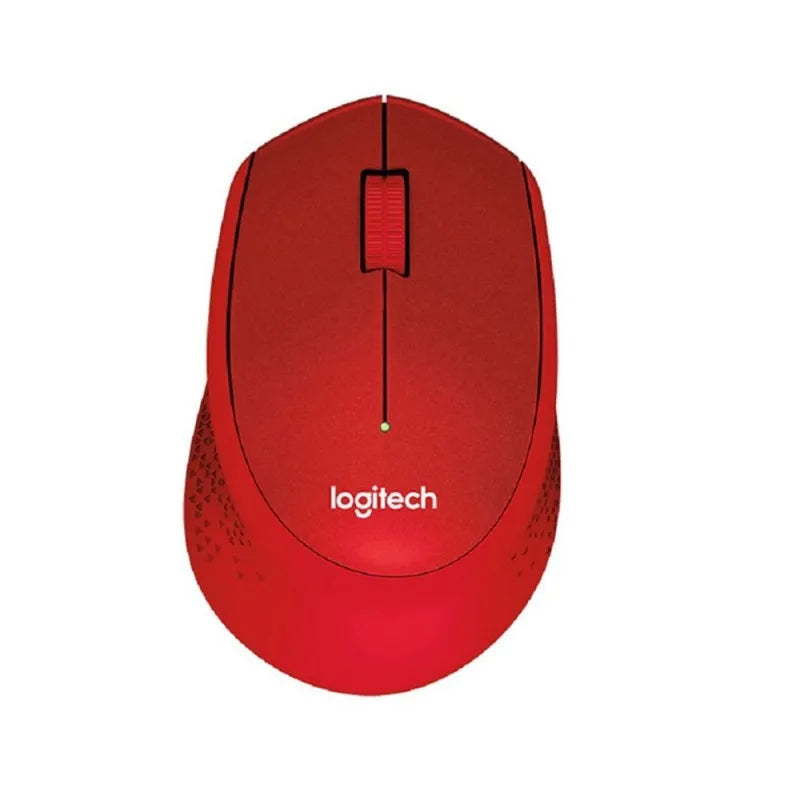 logitech wireless mouse, red, m331 main image