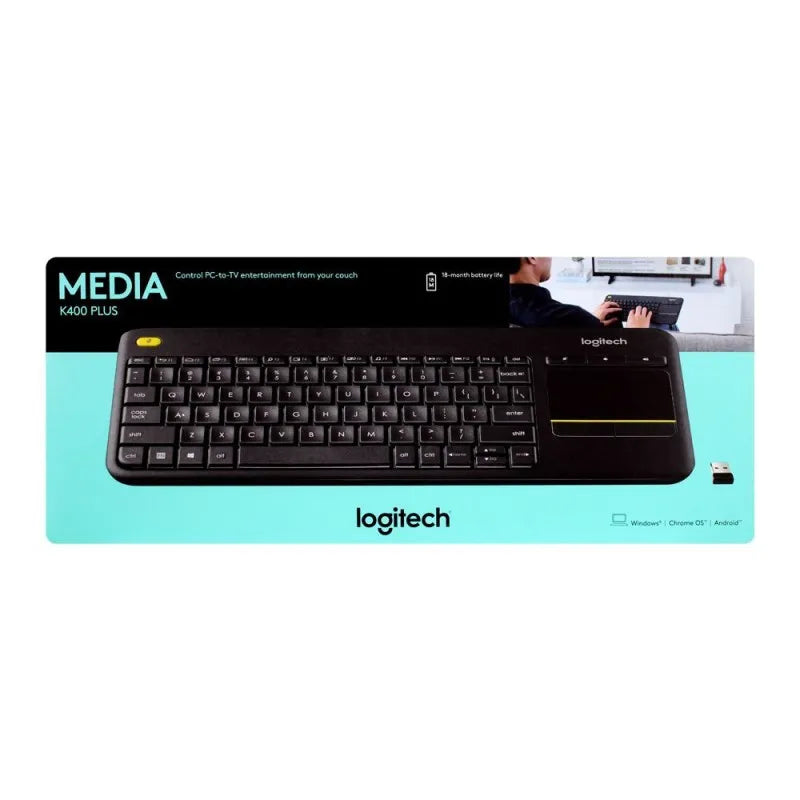 logitech wireless touch keyboard k400 plus image2